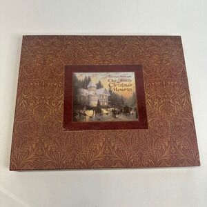 Thomas Kinkade Our Family Christmas Memories Book C.R. Gibson with Box & COA